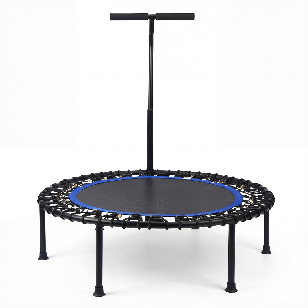 JumpTrainer Pro – Fitness-trampolin med håndtag