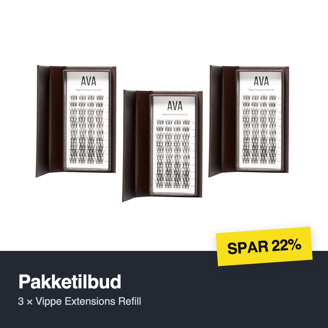 Pakketilbud — 3 × Vippe Extensions Refill, spar 22%