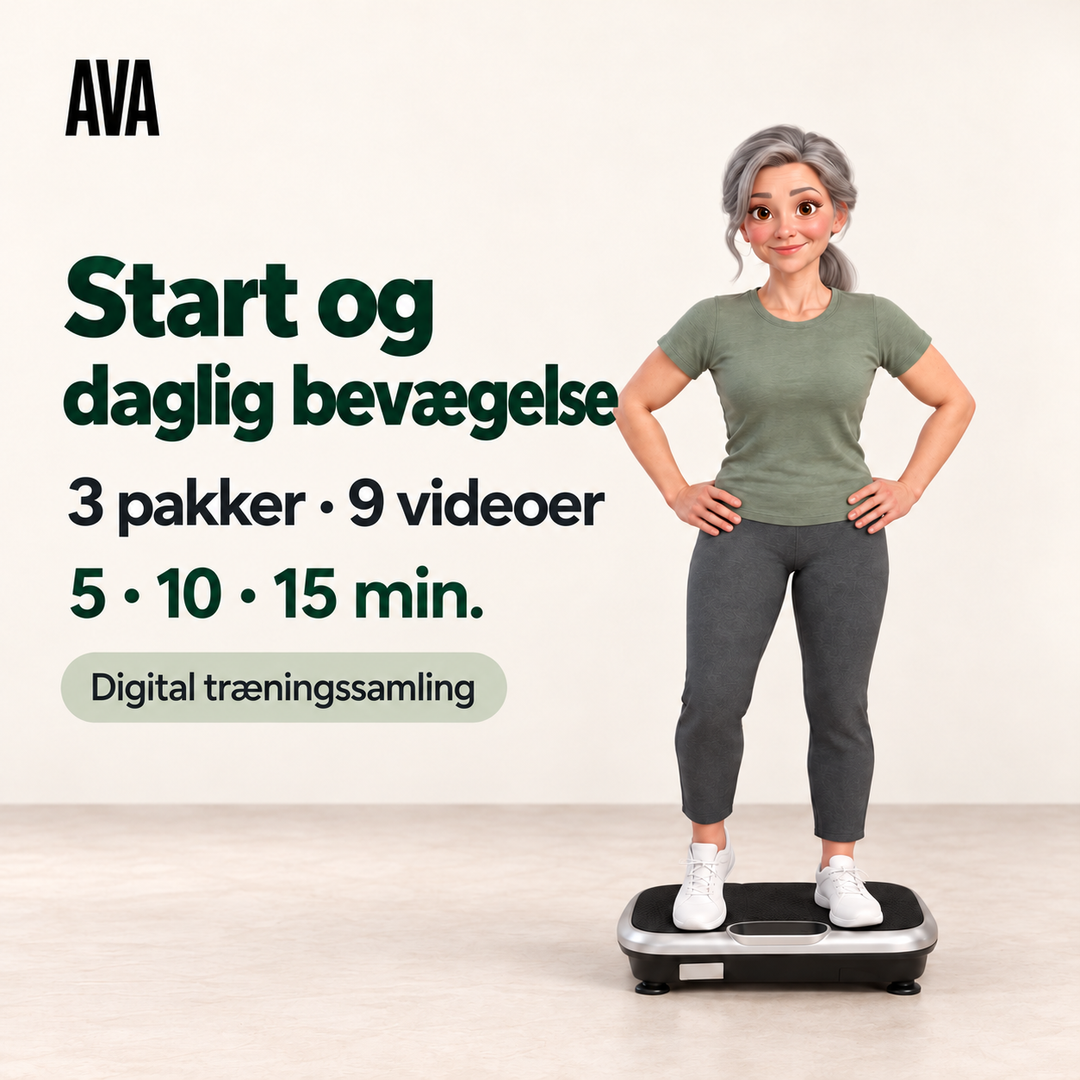 AVA Start og daglig bevægelse – 3 træningspakker med 9 videoer