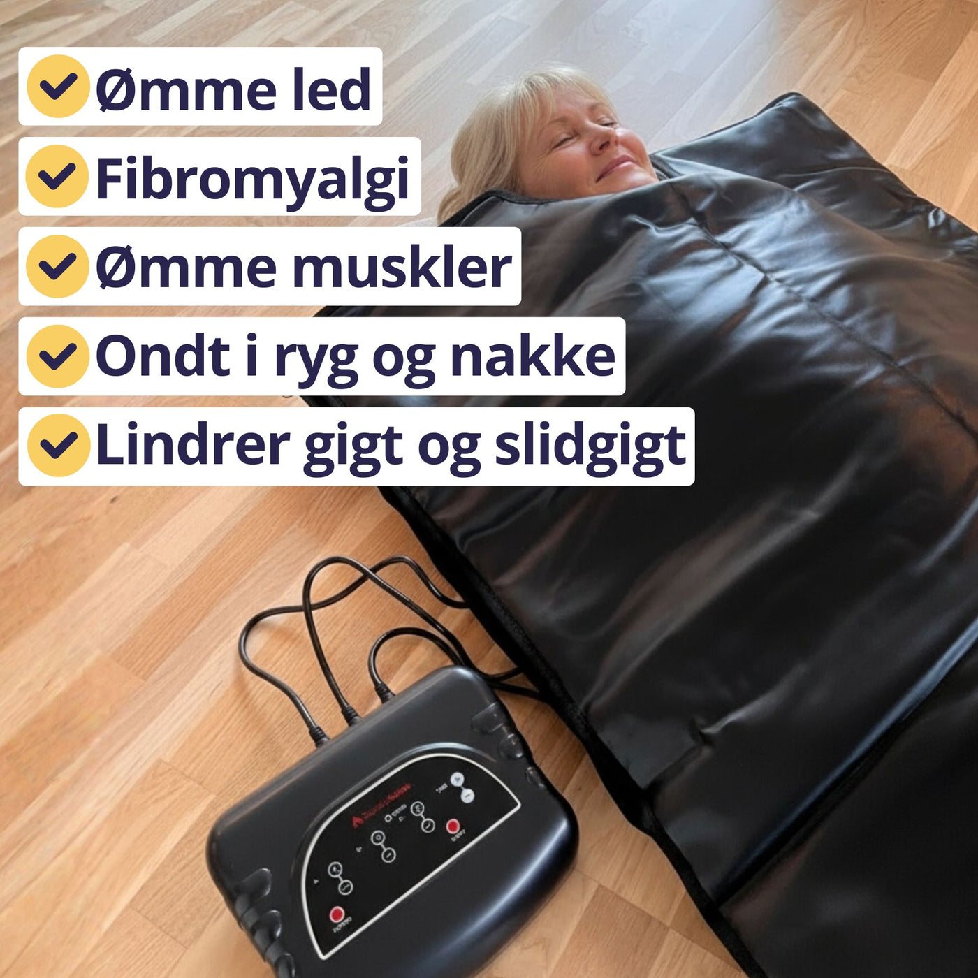 Infrarød Saunatæppe Pro (3-zoner)