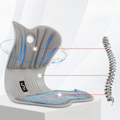 Kontor stillesiddende memory foam pude korrekt siddestilling pude i ét stykke petal waist chair artifact fart pude