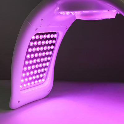 Nano fugtgivende spray spektrometer 7-farvet foldbar fotodynamisk rød og blå fotonmaske skønhedsinstrument