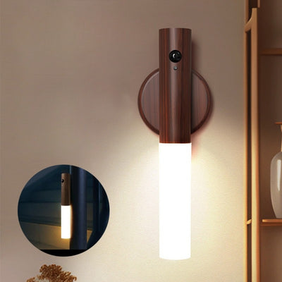 Intelligent natlampe med menneskekropssensor LED-skrivebordslampe uden stansning korridor natlampe opladning væglampe udendørs nødsituation