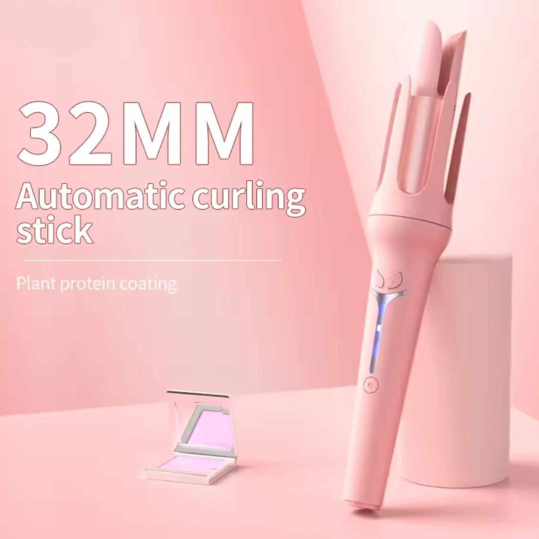 Automatisk krøllejern 32 mm Big Roll Anion Ceramic curler 4-trins justerbar hurtig opvarmning mode styling værktøj