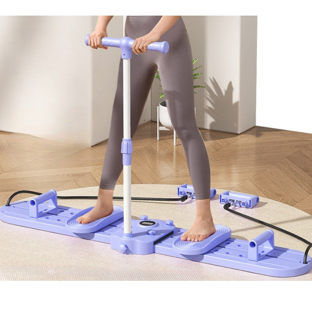 Skimaskine tynde ben benmaskine efter fødslen bækkenbundsmuskler balder bentræning ben plus armbøjninger multifunktionel fitnesstræner