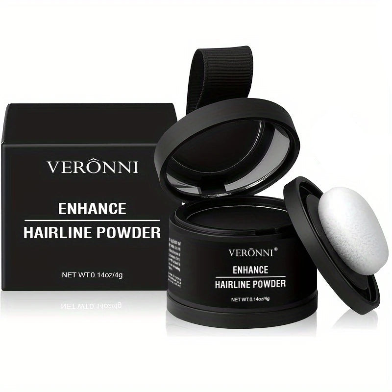 Hairline Shadow Powder, pletfri, skjuler øjeblikkeligt hårgrænse og hårrødder, vandtæt hårlinjepudderfiller til et naturligt look, med plantesqualane.