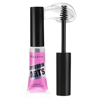 Øjenbrynsgele – Langtidsholdbar og fastsættende – Vandtæt og hurtigtørrende – Transparent øjenbrynsgele til øjenmakeup