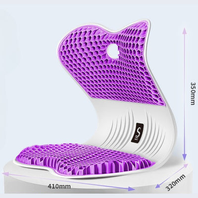 Kontor stillesiddende memory foam pude korrekt siddestilling pude i ét stykke petal waist chair artifact fart pude