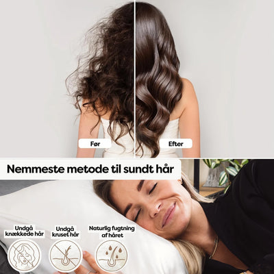 ComfortPillow 2.0 med silke pudebetræk (PAKKETILBUD)