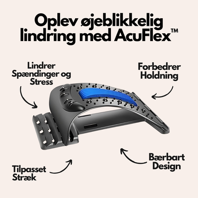 AcuFlex™ - Præcisions Akupressur Nakkestrækker