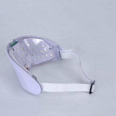 LED-lys syv-farve touch foton hudforyngelse hals maske blegning spektrum anti-acne maske hjem skønhed instrument