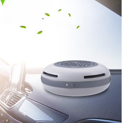 Bærbar aroma diffusor luftfrisker rund hjem lys luksus kompakt ren æterisk olie aroma diffusor