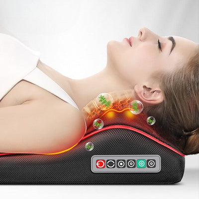 Cervikal massageapparat nakke talje ryg multifunktionel lændepude fuld krop elektrisk skulderpude