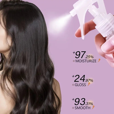100 Ml Hårglatt Spray, En Must-Have Til Kvinder, Giver Blødt Dybdt Næringsgivende, Tilbyder Dybdt Pleje Som En Hårmaske, En Flaske Spray Lader Dig Nyde I Silkefølende Hår, En Essentiel Gave Til Ferie