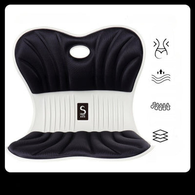 Kontor stillesiddende memory foam pude korrekt siddestilling pude i ét stykke petal waist chair artifact fart pude