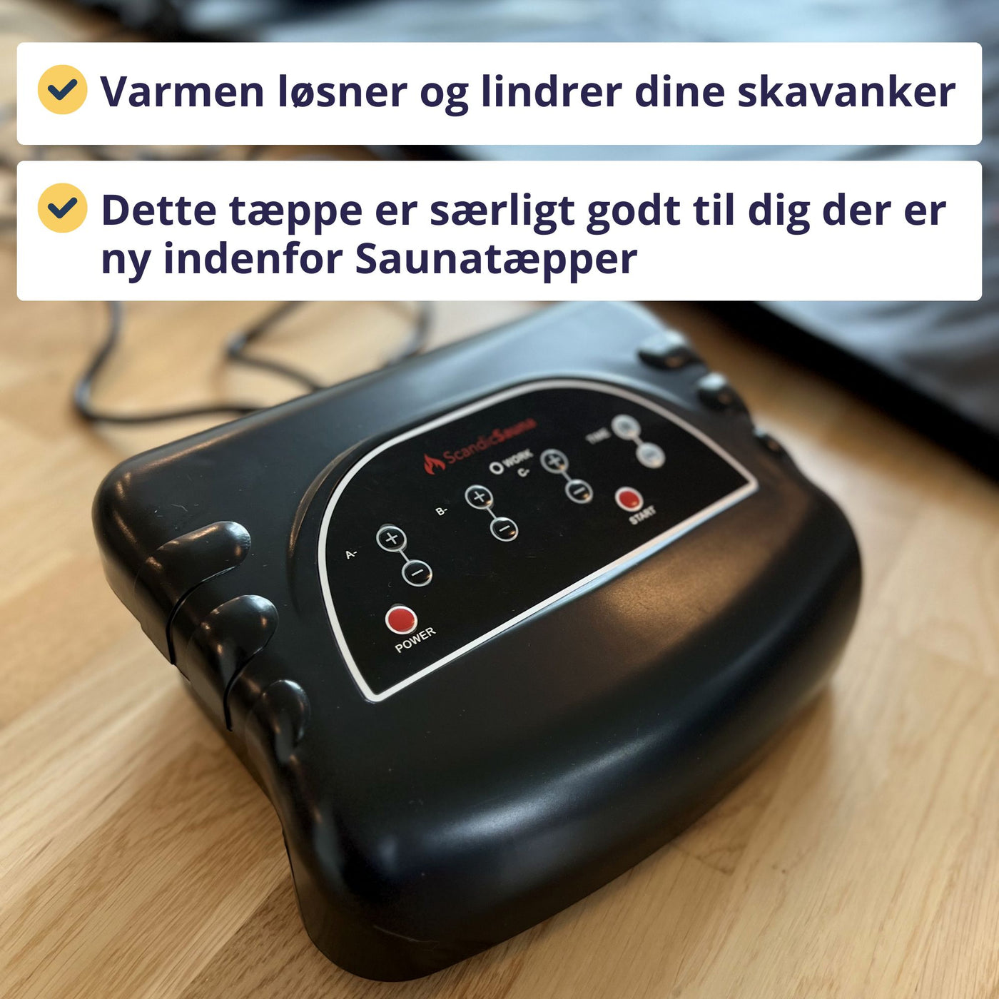 Infrarød Saunatæppe Pro (3-zoner)