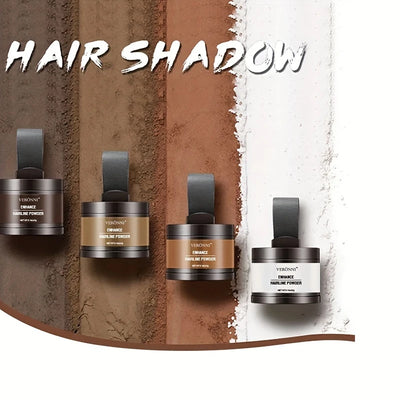 Hairline Shadow Powder, pletfri, skjuler øjeblikkeligt hårgrænse og hårrødder, vandtæt hårlinjepudderfiller til et naturligt look, med plantesqualane.