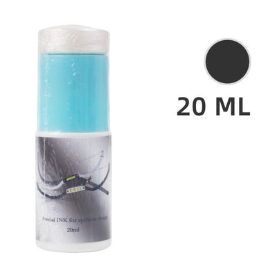 Inked Tattoo PMU-kortlægning, målelineal til bryn og øjenbryn, blæk-makeup til øjenbryn, bue-og-pil-linjal, tatoveringsværktøj med bomuldstråd