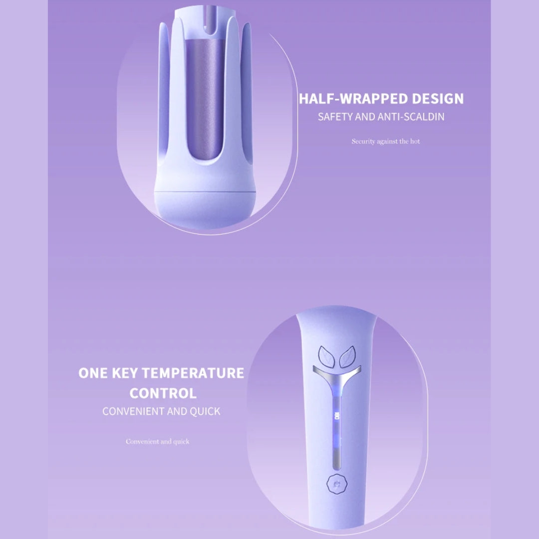 Automatisk krøllejern 32 mm Big Roll Anion Ceramic curler 4-trins justerbar hurtig opvarmning mode styling værktøj