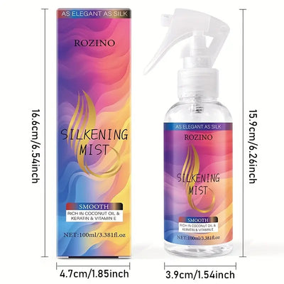 100 Ml Hårglatt Spray, En Must-Have Til Kvinder, Giver Blødt Dybdt Næringsgivende, Tilbyder Dybdt Pleje Som En Hårmaske, En Flaske Spray Lader Dig Nyde I Silkefølende Hår, En Essentiel Gave Til Ferie