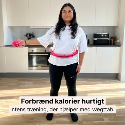 Vibrationstræner + Justerbar hulahopring med vægt (PAKKETILBUD)
