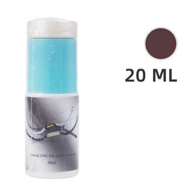 Inked Tattoo PMU-kortlægning, målelineal til bryn og øjenbryn, blæk-makeup til øjenbryn, bue-og-pil-linjal, tatoveringsværktøj med bomuldstråd