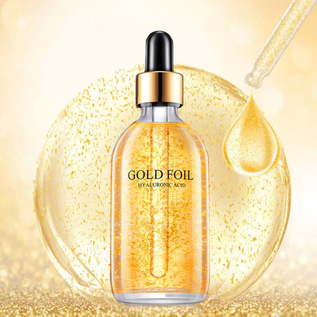 24k Guld Hyaluronsyre Nicotinamid Ansigtsserum – Anti-Aging, Ansigtsløftende, Collagenessens, Hudpleje, Hvidgørende Serum