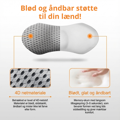 Lændepude – Støtte til lænden