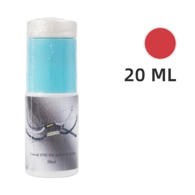 Inked Tattoo PMU-kortlægning, målelineal til bryn og øjenbryn, blæk-makeup til øjenbryn, bue-og-pil-linjal, tatoveringsværktøj med bomuldstråd