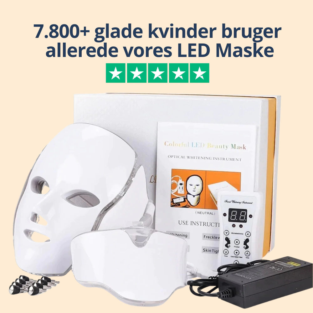 LED Lysterapi Maske