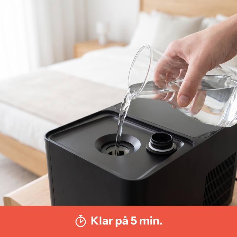 Klar på 5 minutter – uden værktøj