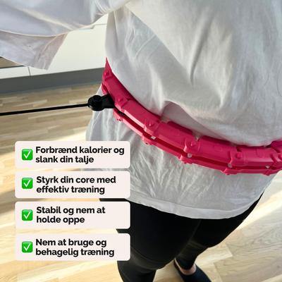 Vibrationstræner + Justerbar hulahopring med vægt (PAKKETILBUD)
