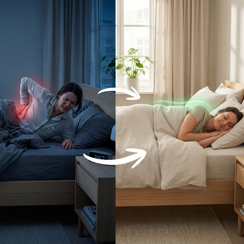 Bedre søvn med færre rygsmerter