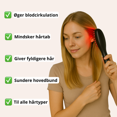 GrowBrush - 4-i-1 Terapeutisk Hårbørste