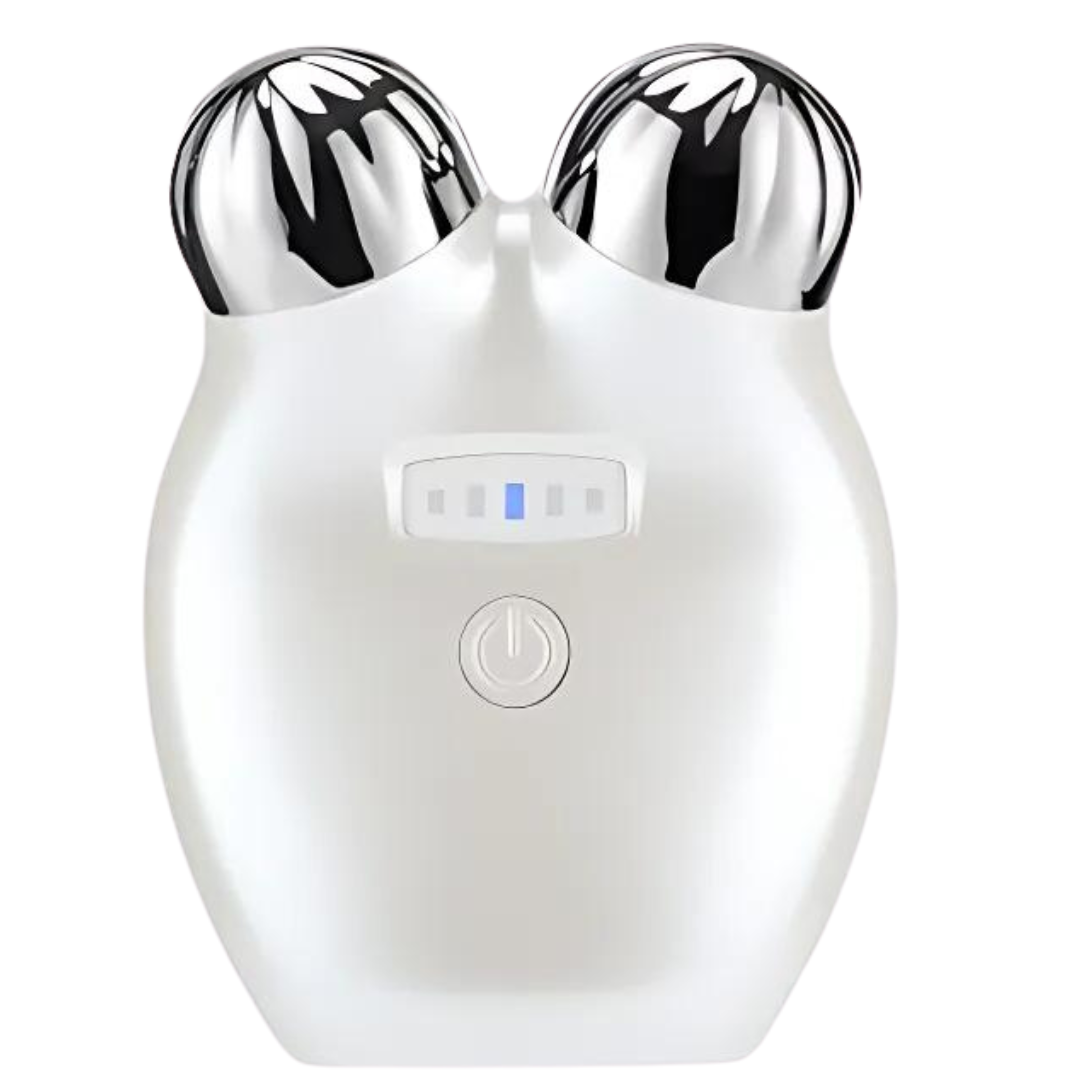 GlowSculpt EMS Facial Massager - V-Form Lift med mikrostrøm og anti-age effekt