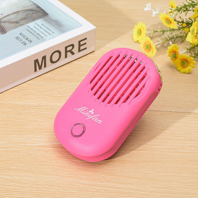 Blæseløs ventilator, aircondition, hurtig tørring af silkeøjenvippeforlængelse, bærbar USB mini-ventilator, farvet øjenvippeventilator.
