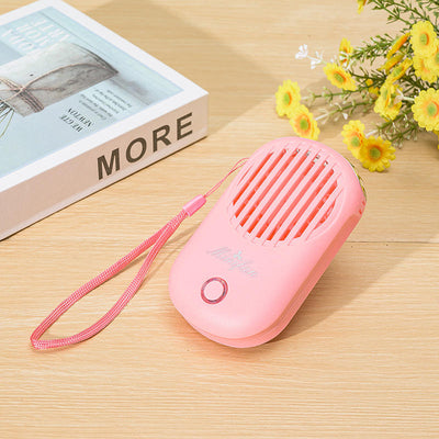 Blæseløs ventilator, aircondition, hurtig tørring af silkeøjenvippeforlængelse, bærbar USB mini-ventilator, farvet øjenvippeventilator.