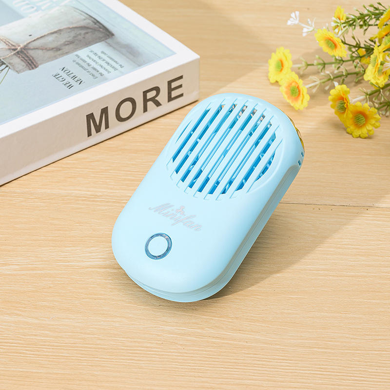 Blæseløs ventilator, aircondition, hurtig tørring af silkeøjenvippeforlængelse, bærbar USB mini-ventilator, farvet øjenvippeventilator.