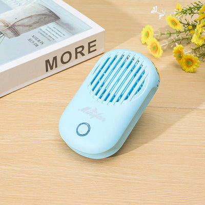 Blæseløs ventilator, aircondition, hurtig tørring af silkeøjenvippeforlængelse, bærbar USB mini-ventilator, farvet øjenvippeventilator.