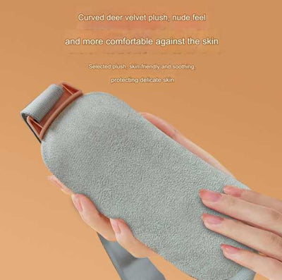 Smertelindrende varmepude Periodevarmebælte og massageapparat til menstruationskramper med 3 varmeniveauer og 3 massagemetoder til kvinder