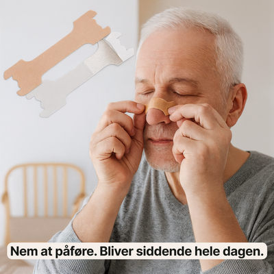 Næsestrips – Åbner næsen ved vejrtrækningsbesvær (100 stk.)