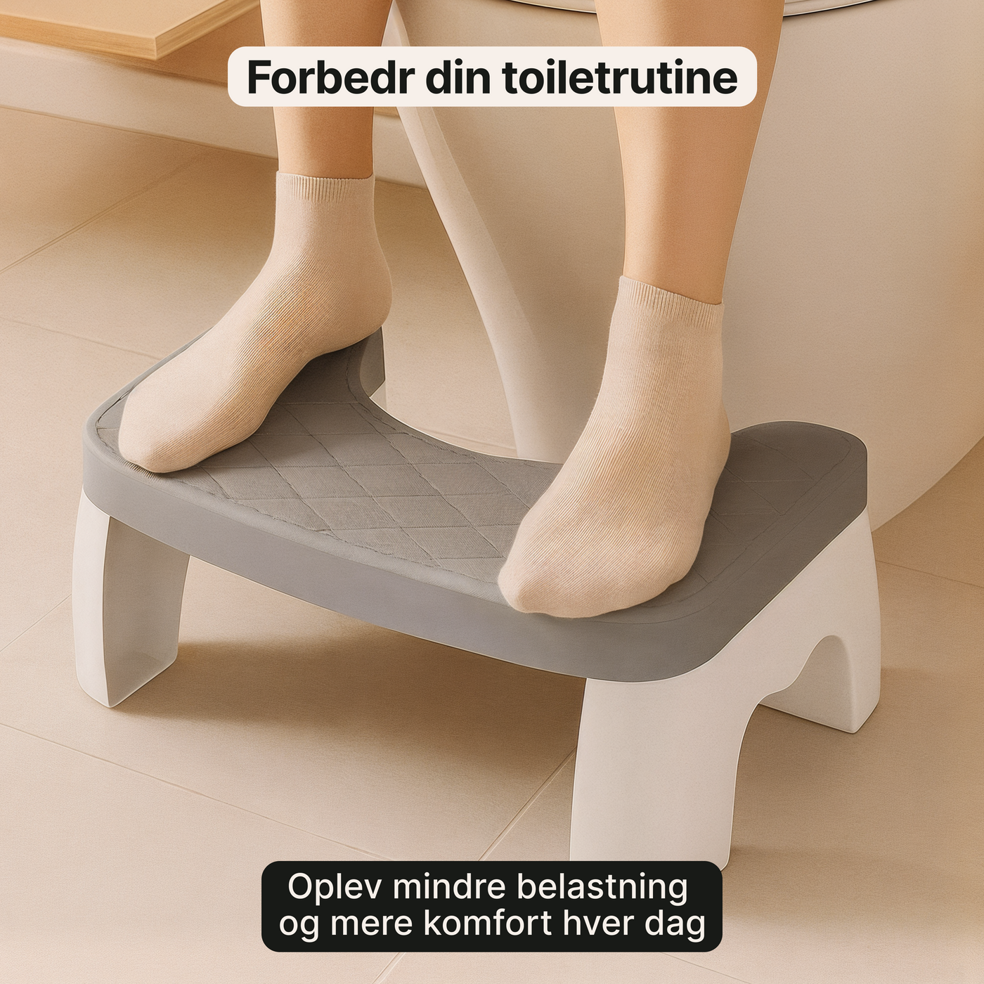 Toilet skammel – For bedre siddestilling