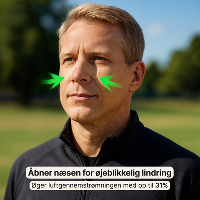 Næsestrips – Åbner næsen ved vejrtrækningsbesvær (100 stk.)