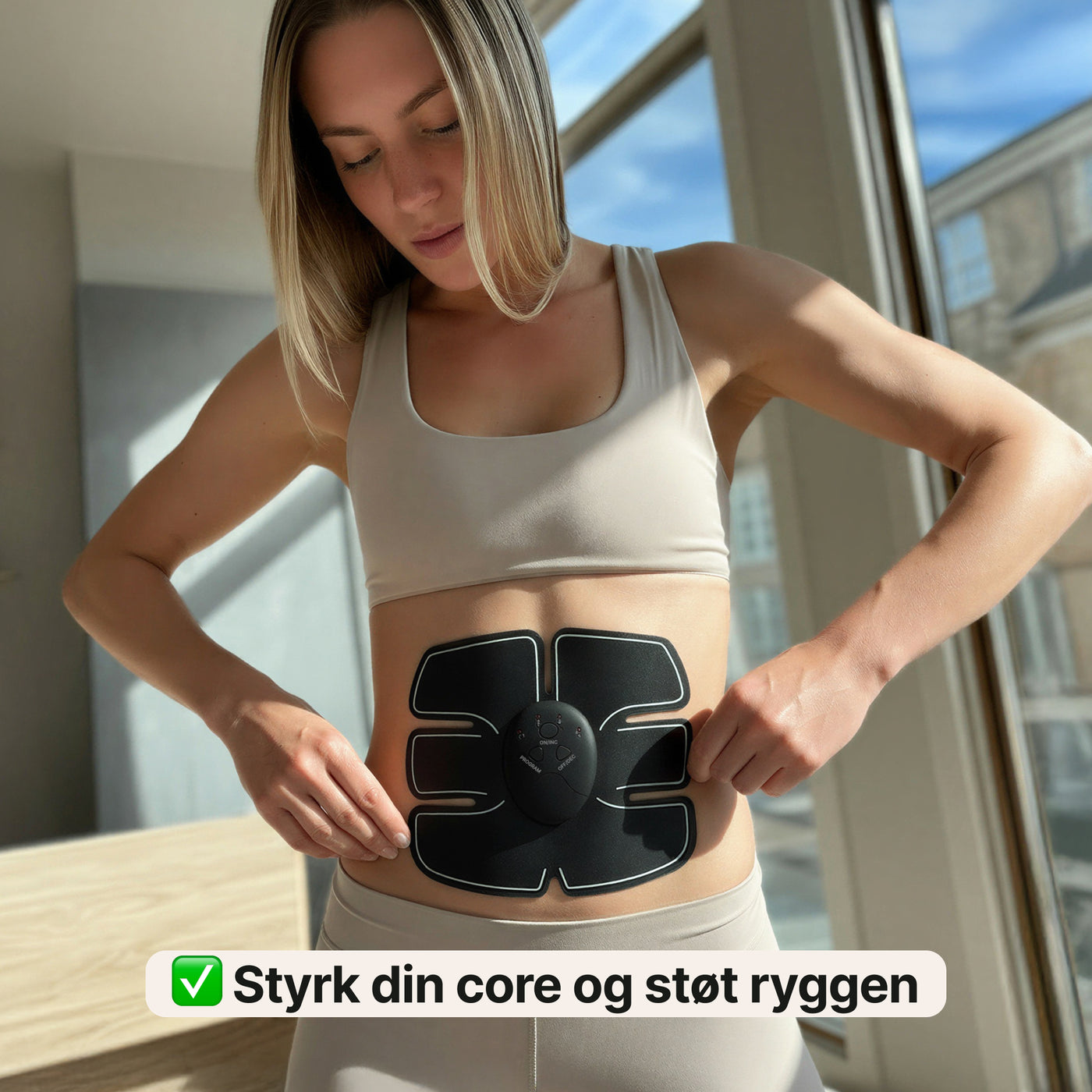 EMS – Muskeltræner til mave og arme