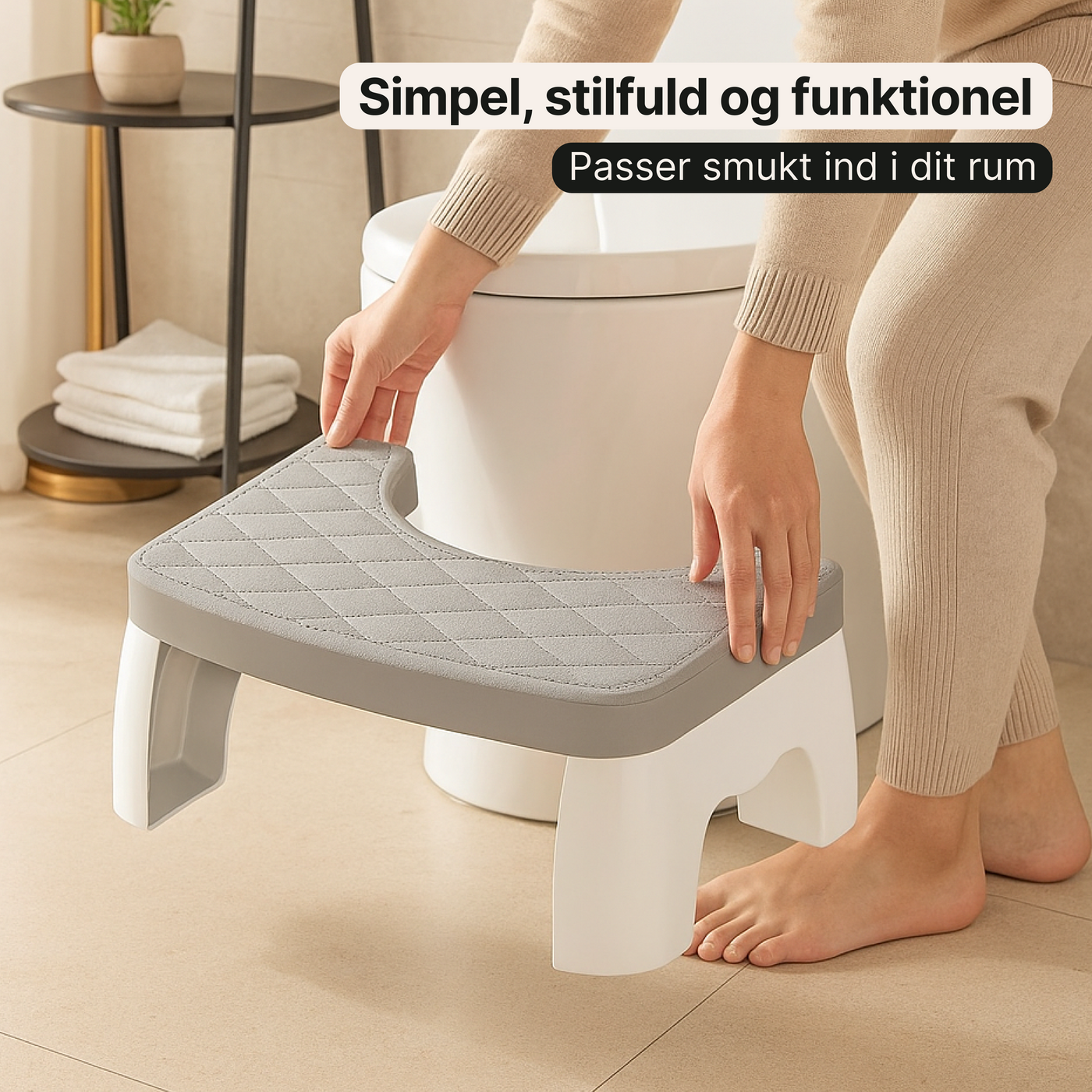 Toilet skammel – For bedre siddestilling