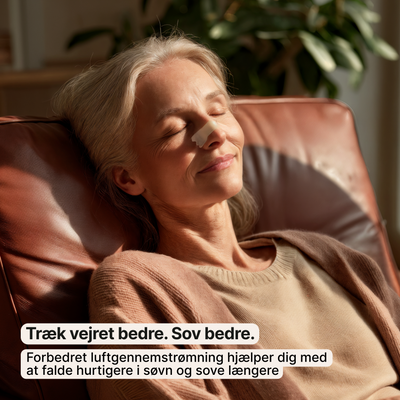 Næsestrips – Åbner næsen ved vejrtrækningsbesvær (100 stk.)