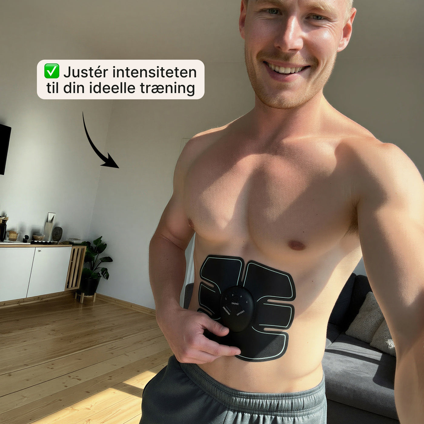 EMS – Muskeltræner til mave og arme