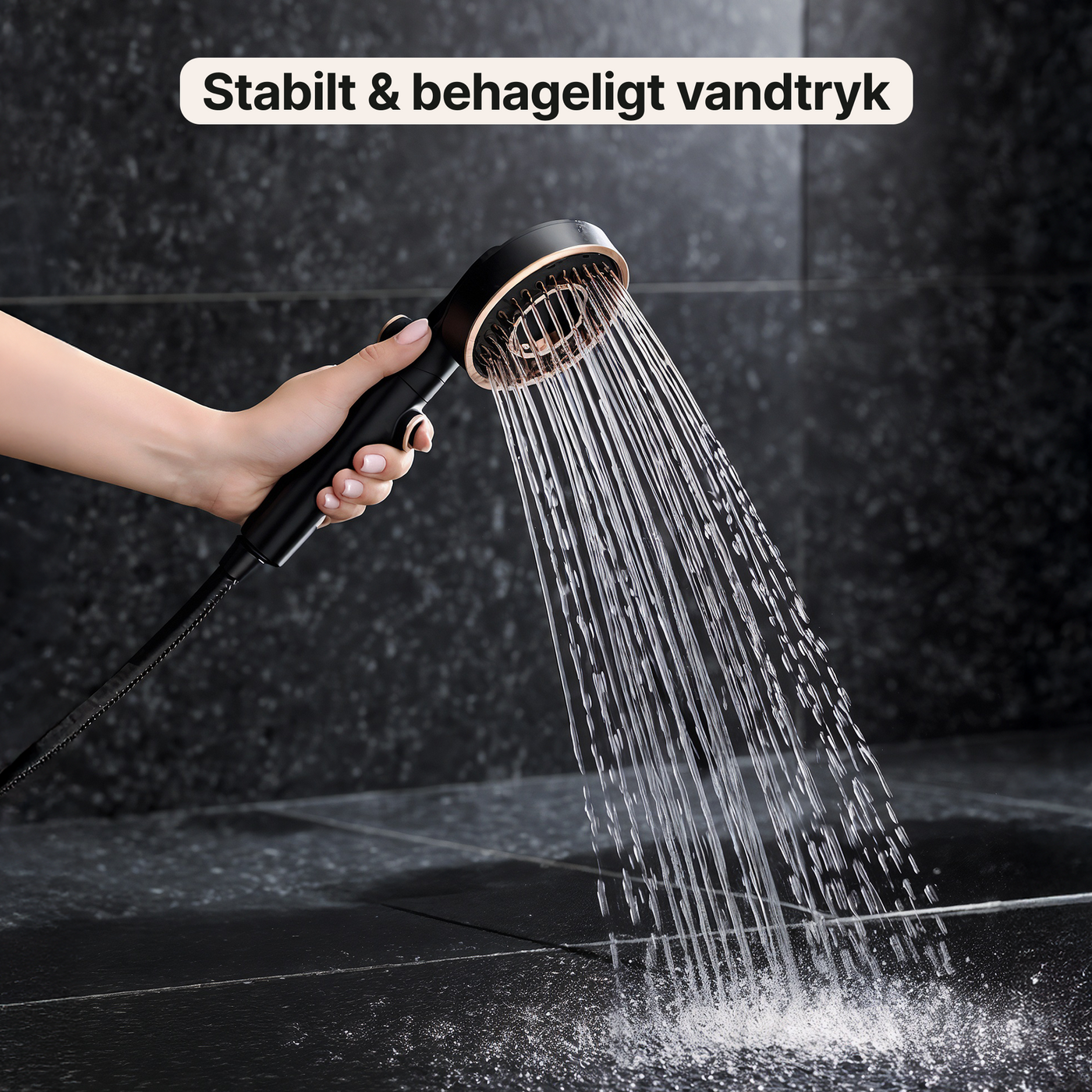 Brusehoved – Vandbesparende med stopfunktion