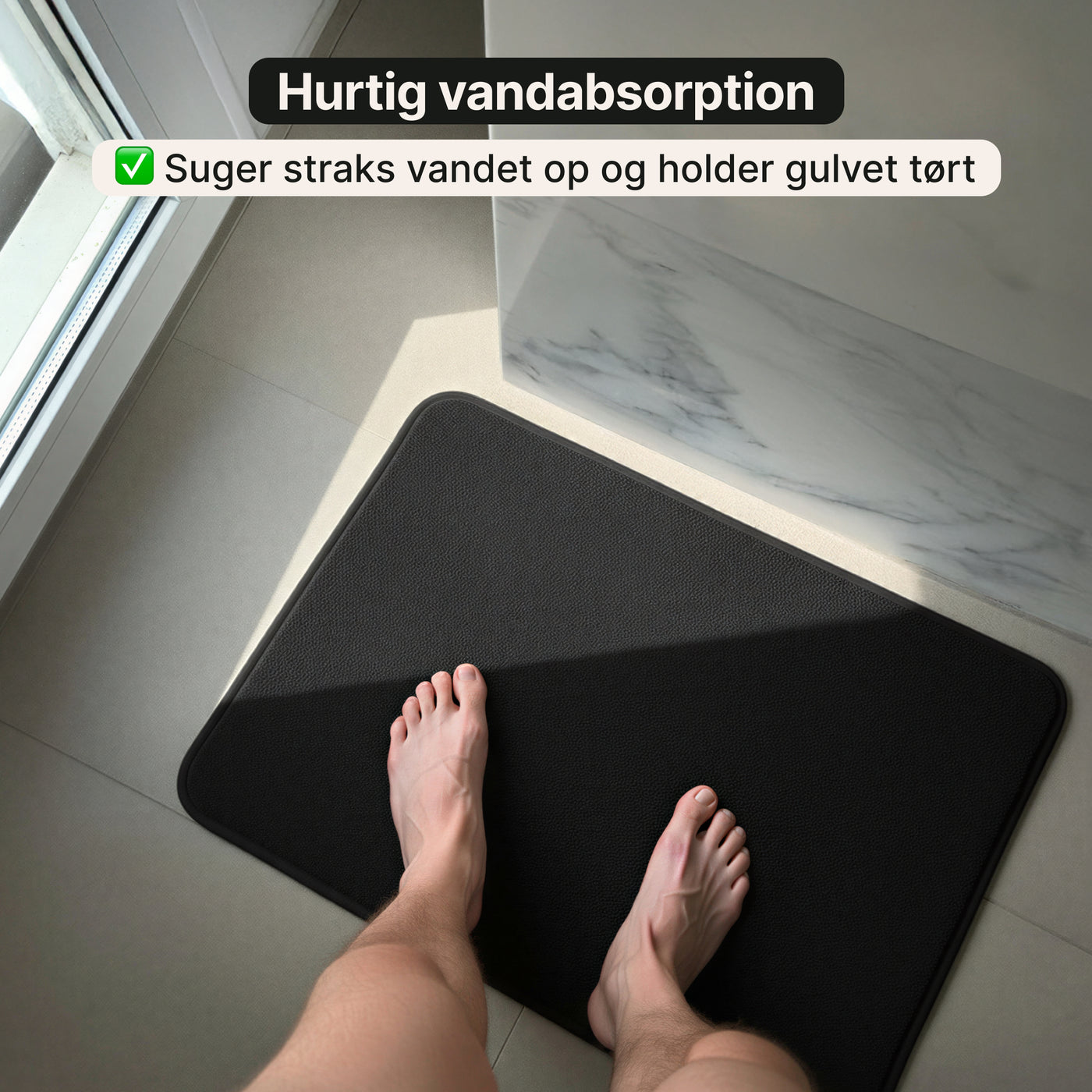 AquaMat – Superabsorberende bademåtte