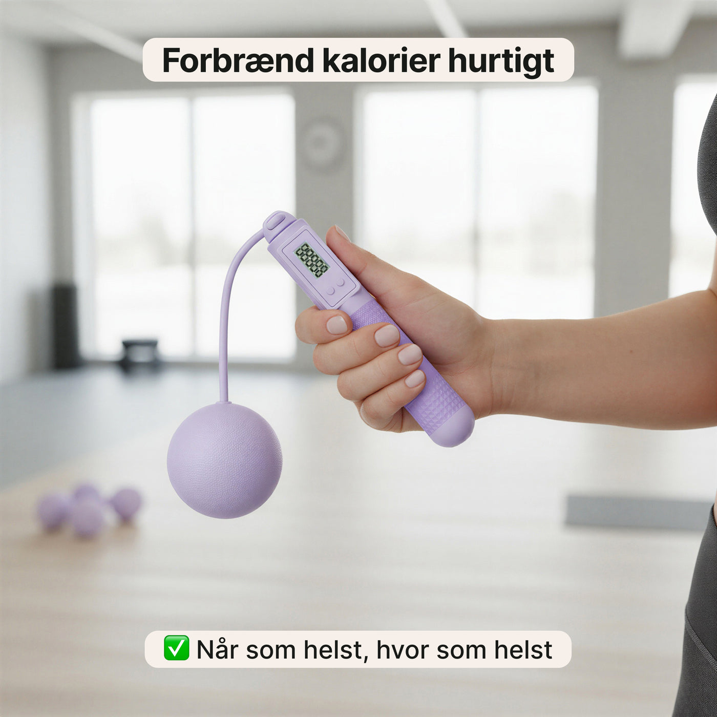 SmartRope – Trådløst sjippetov med tæller